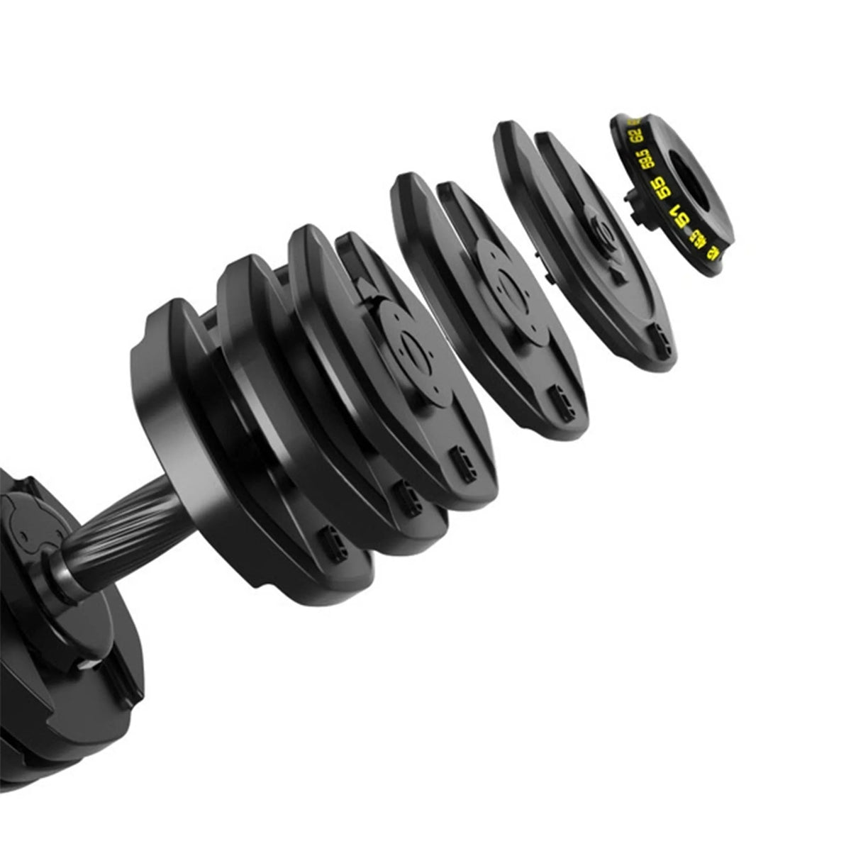 RitKeep Adjustable Dumbbell Pair for Home Gym Strength Training, 15 Weight Levels, 65 lb or 95 lb Options