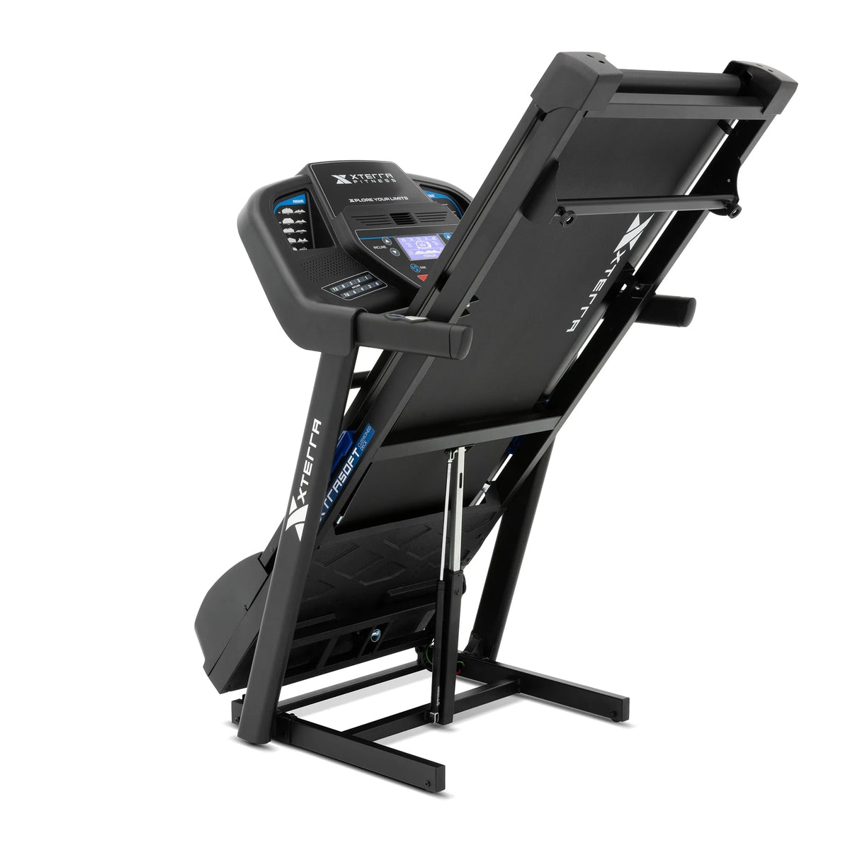 XTERRA Electric Folding Treadmill with Bluetooth, 12 Incline Levels, 20 x 60 Running Surface, 350 lb Capacity