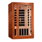Dynamic Saunas Cordoba Elite 2-Person FAR Infrared Sauna with Canadian Hemlock Wood for Indoor Use