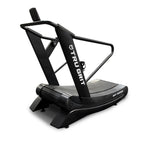 Tru Grit Fitness Grit Runner Curved Manual Treadmill with 6 Resistance Levels for Home and Commercial Training