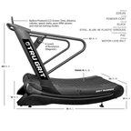 Tru Grit Fitness Grit Runner Curved Manual Treadmill with 6 Resistance Levels for Home and Commercial Training