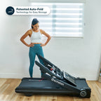 Echelon Stride-6 Fold-Flat Treadmill with Auto-Fold, Bluetooth Console, 12.5 MPH Speed, and Adjustable Incline