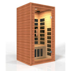 Dynamic Saunas Cordoba Elite 2-Person FAR Infrared Sauna with Canadian Hemlock Wood for Indoor Use