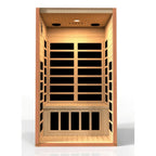 Dynamic Saunas Cordoba Elite 2-Person FAR Infrared Sauna with Canadian Hemlock Wood for Indoor Use