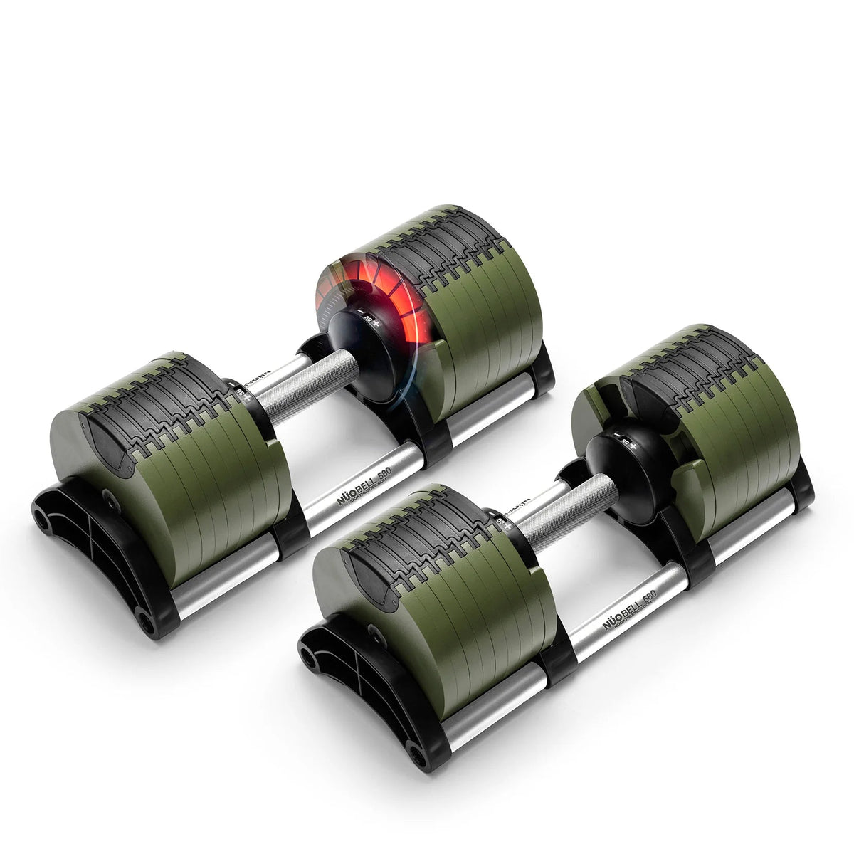 Nuobell Adjustable Dumbbell Set 5-80 lb Pair for Home Gym Strength Training with Twist Handle Adjustment