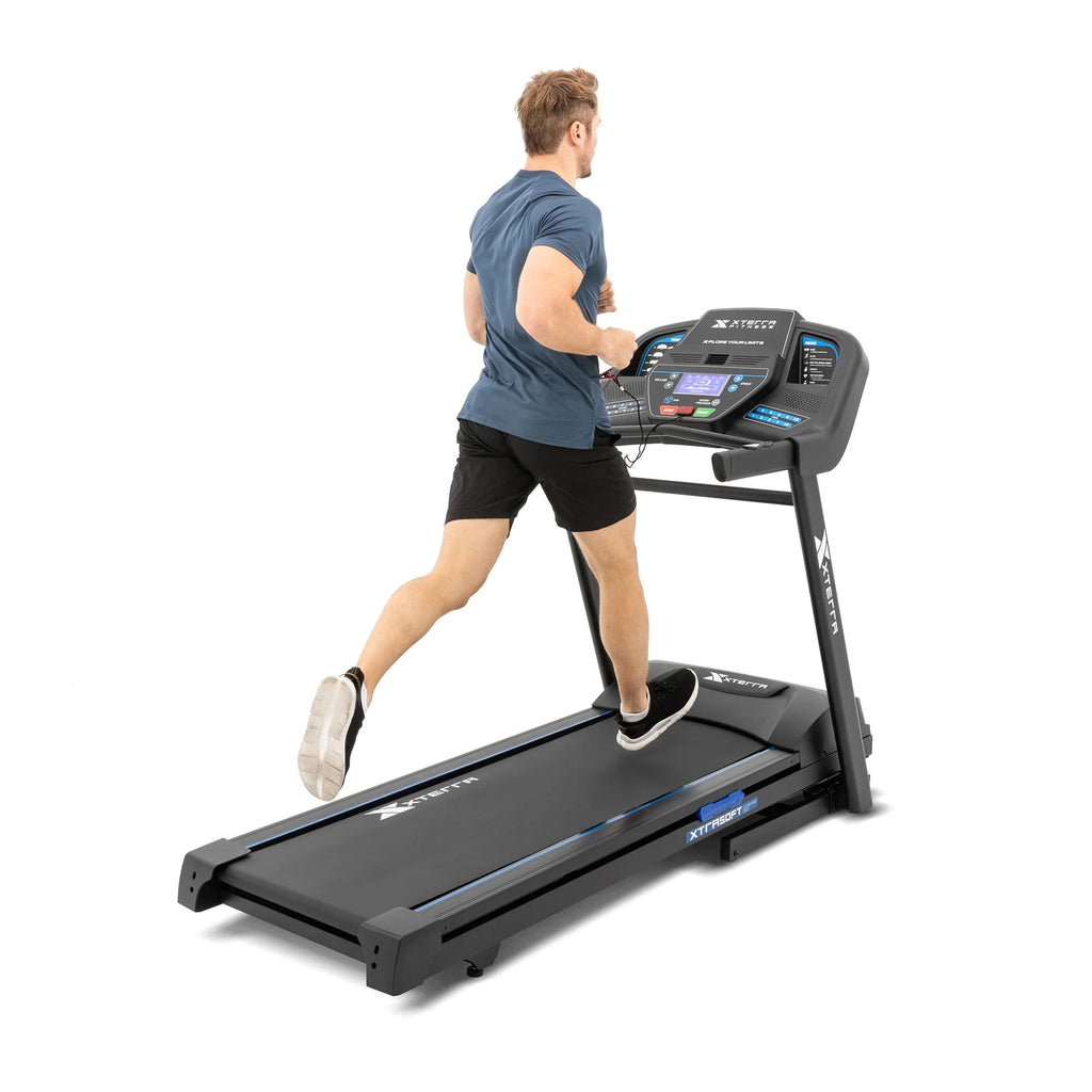 XTERRA Electric Folding Treadmill with Bluetooth, 12 Incline Levels, 20 x 60 Running Surface, 350 lb Capacity
