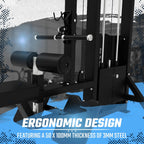 SFE Commercial Lat Pulldown & Low Row Combo with 250lb Weight Stack