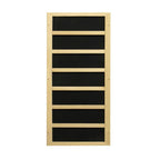 Dynamic Saunas Santiago 2-Person FAR Infrared Sauna with Canadian Hemlock Wood for Indoor Use