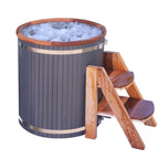 Aleko 1-Person Cold Plunge Tub, 118 Gallon Hard-Sided Outdoor Ice Bath
