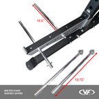 Valor Fitness BD-58 Heavy-Duty Half Rack with Integrated Plate Storage & Multi-Grip Pull-Up Station