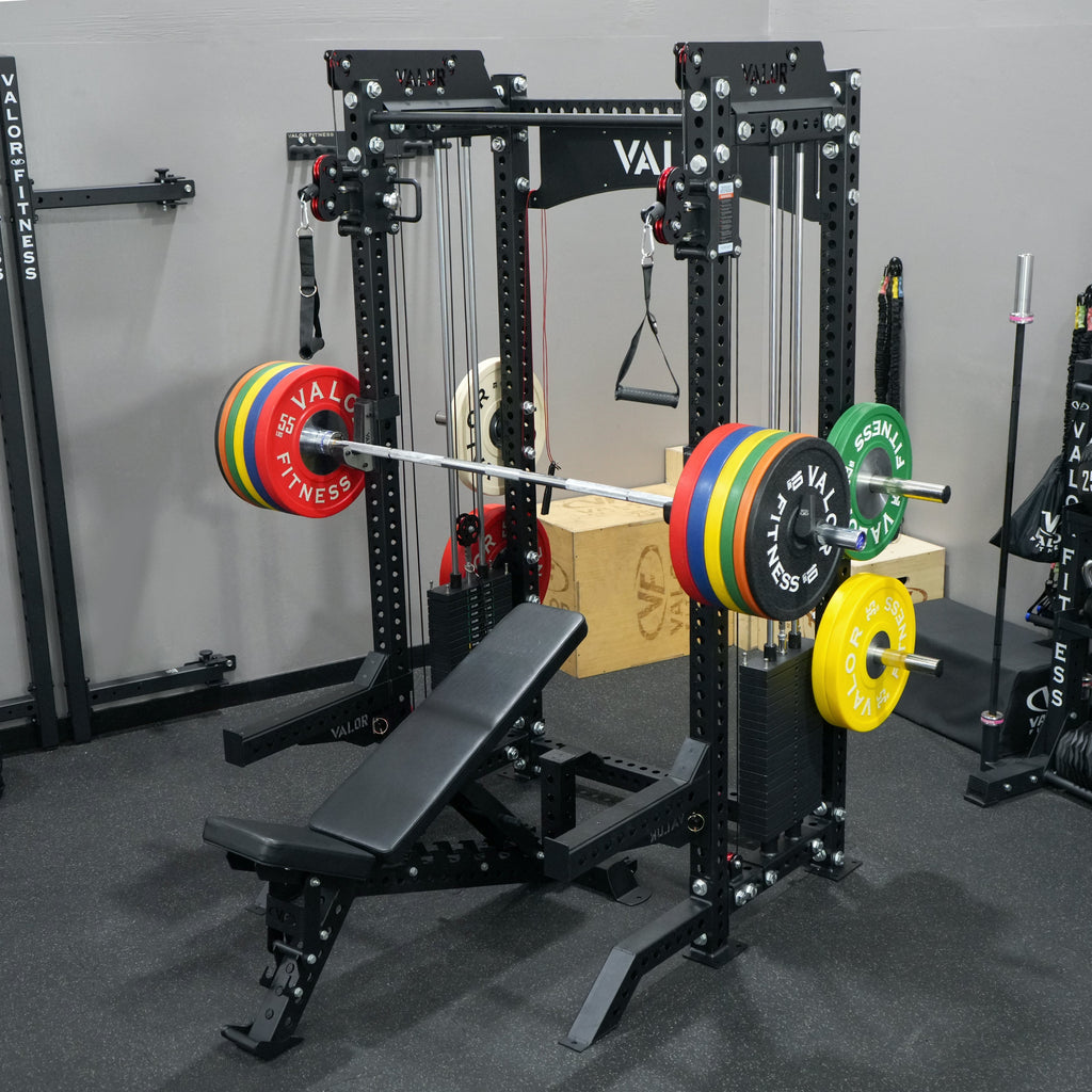 Valor Fitness BD-81 Selectorized All-In-One Power Rack & Functional Trainer