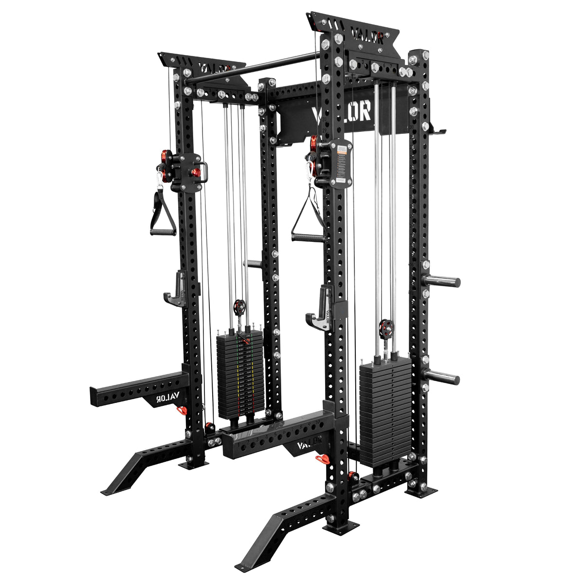 Valor Fitness BD-81 Selectorized All-In-One Power Rack & Functional Trainer