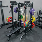 Valor Fitness BD-82 Selectorized All-In-One Smith Machine, Power Rack & Functional Trainer
