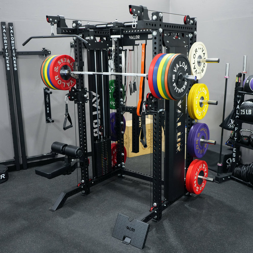 Valor Fitness BD-83 Selectorized All-in-One Power Rack & Functional Trainer