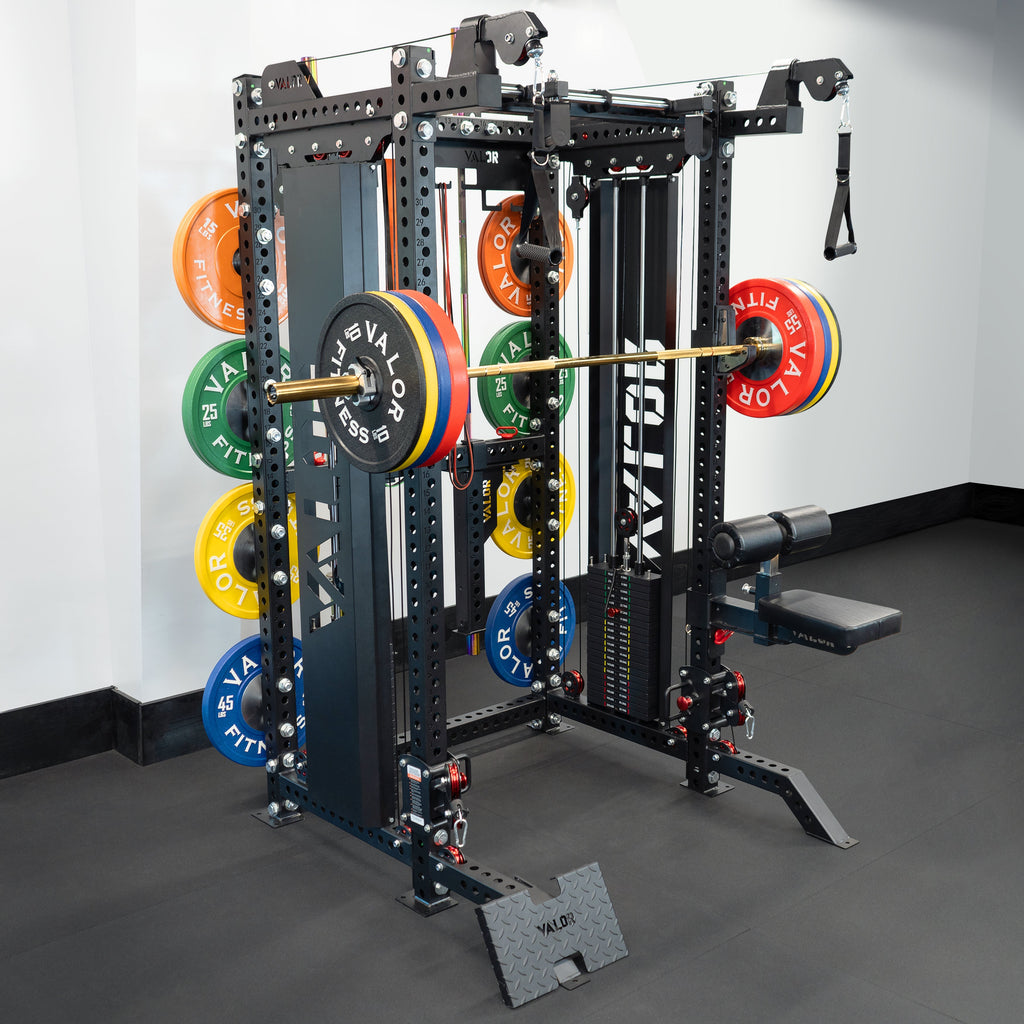 Valor Fitness BD-83 Selectorized All-in-One Power Rack & Functional Trainer