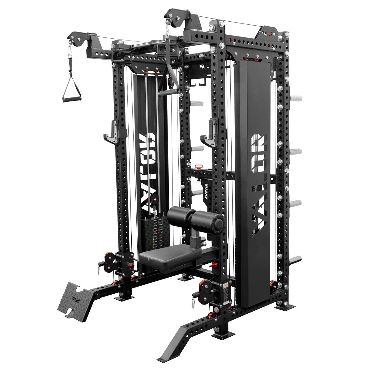 Valor Fitness BD-83 Selectorized All-in-One Power Rack & Functional Trainer