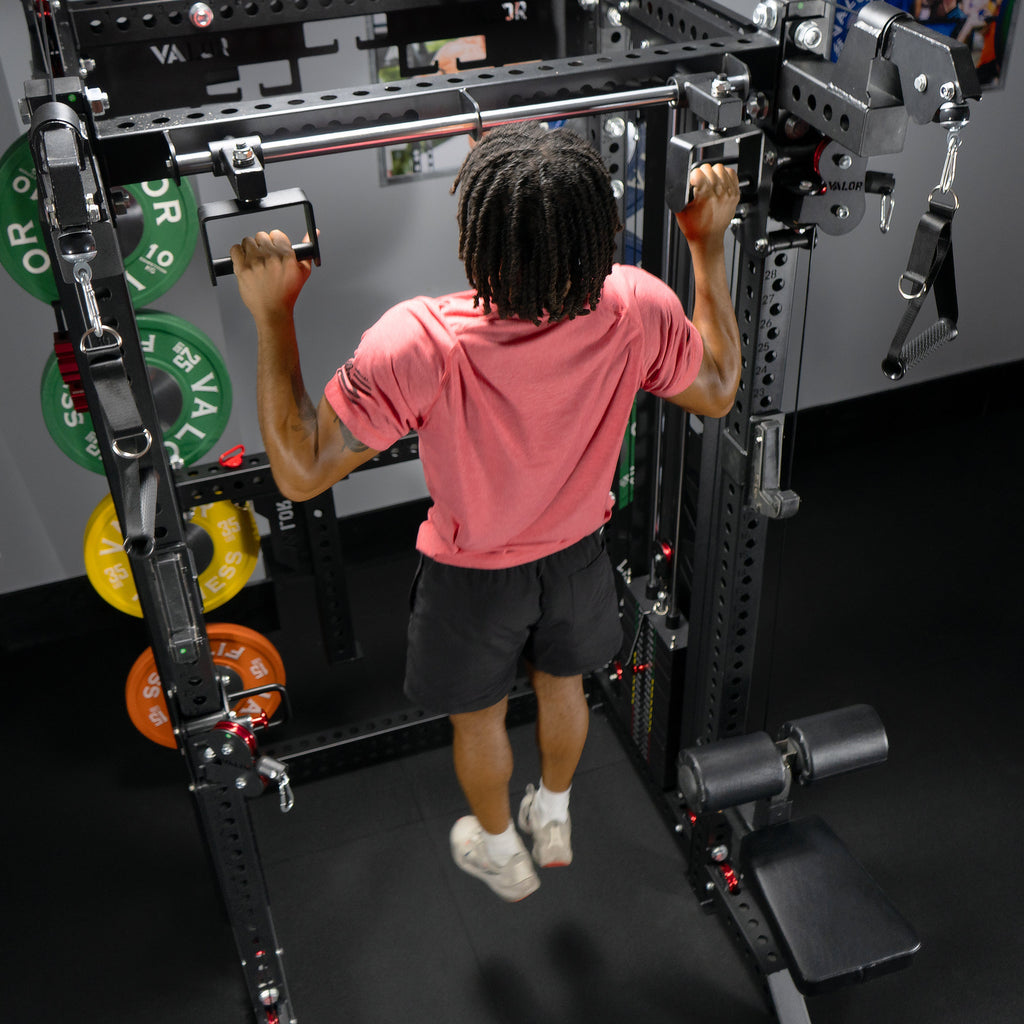 Valor Fitness BD-83 Selectorized All-in-One Power Rack & Functional Trainer