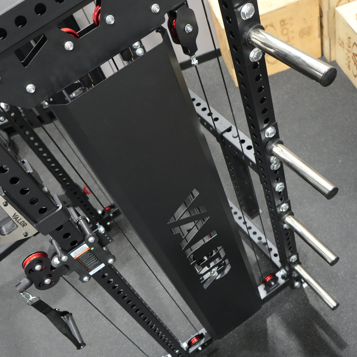 Valor Fitness BD-83 Selectorized All-in-One Power Rack & Functional Trainer