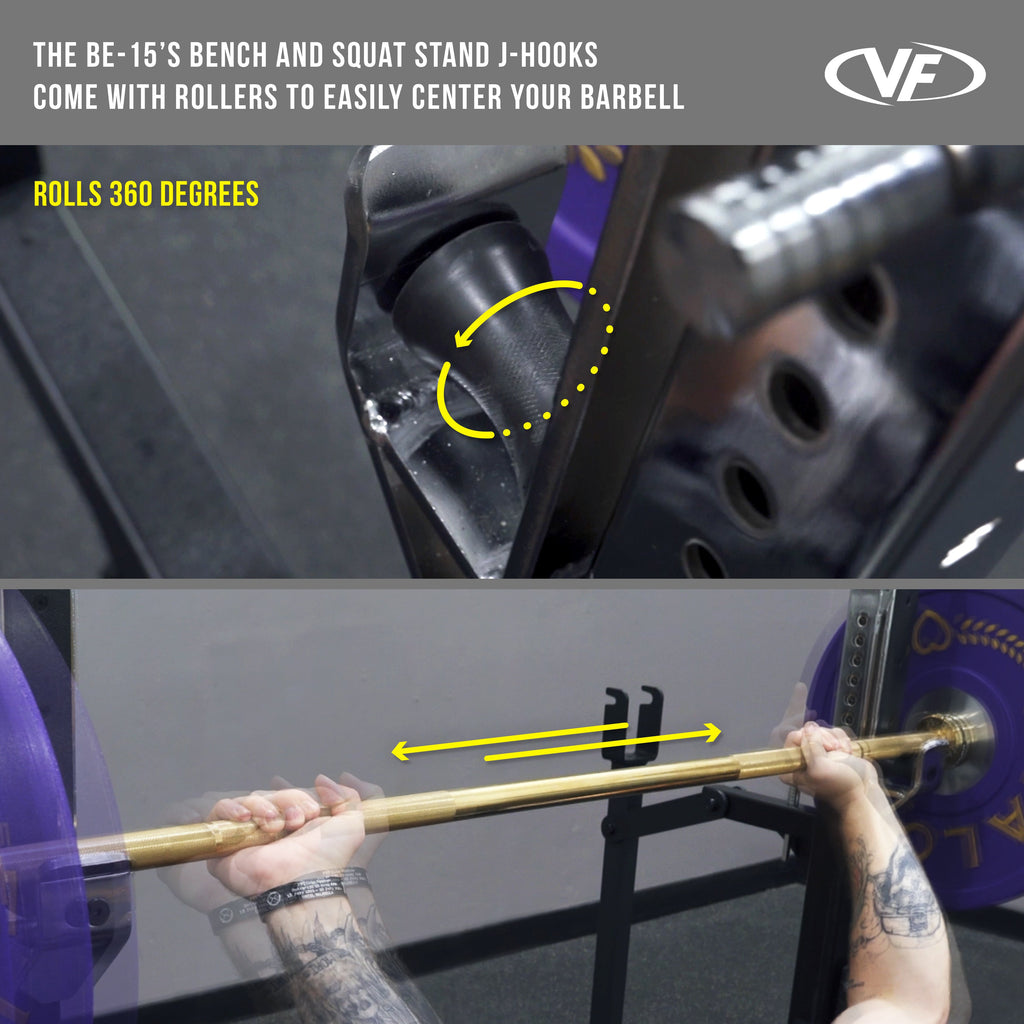Valor Fitness BE-15 Competition Flat Bench Press Rack