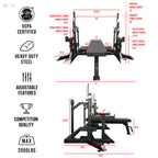 Valor Fitness BE-15 Competition Flat Bench Press Rack