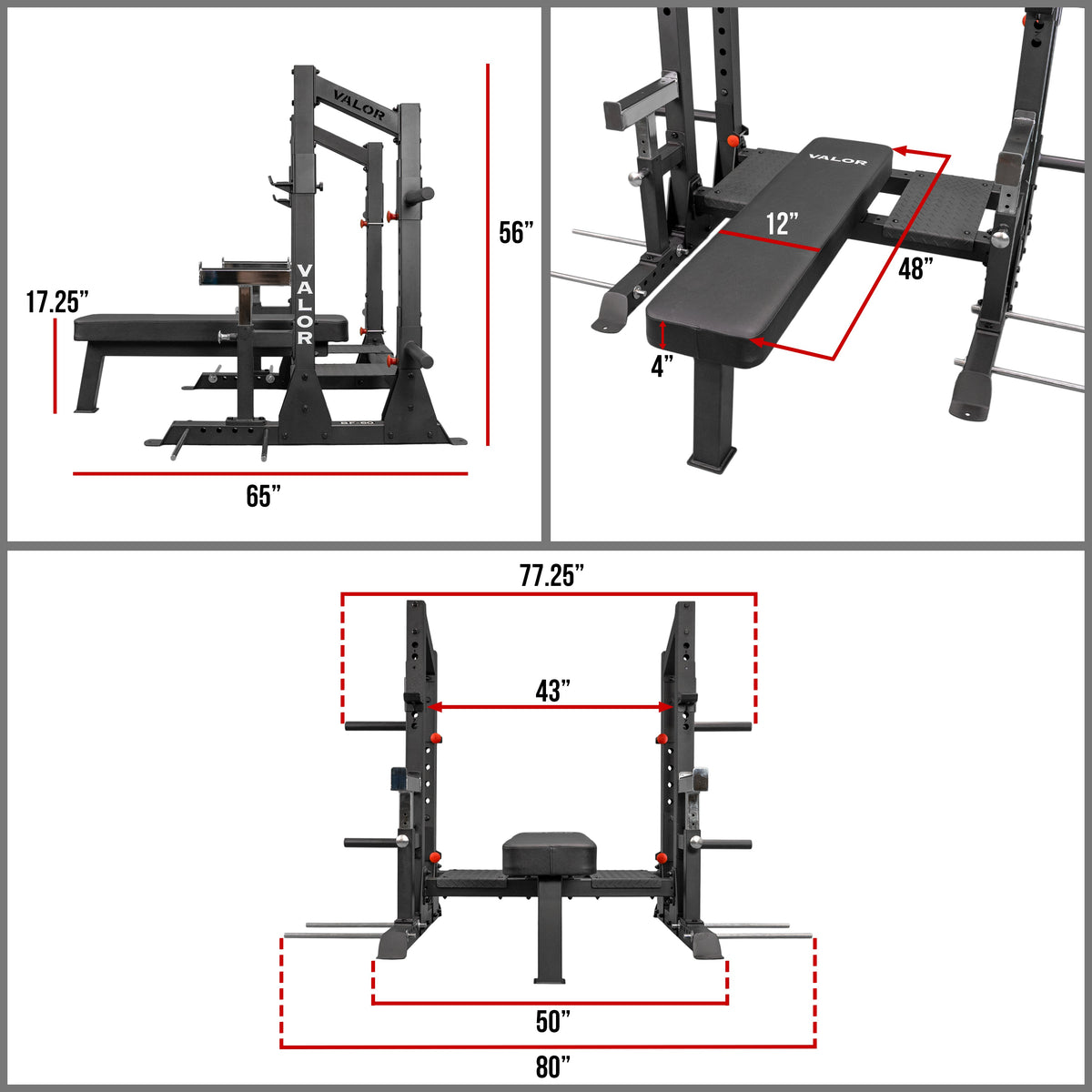 Valor Fitness BF-60 Competition Bench Press