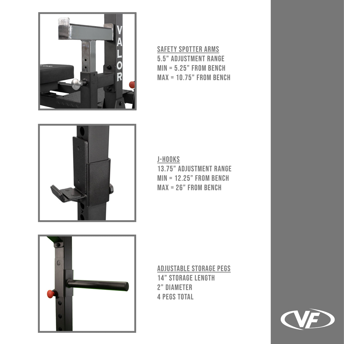 Valor Fitness BF-60 Competition Bench Press
