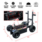 Valor Fitness ES-W2 All-Terrain Wheeled Push/Pull Sled