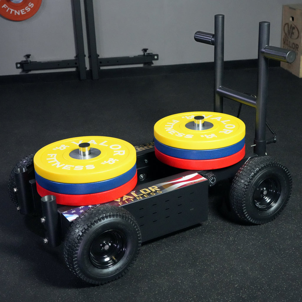 Valor Fitness ES-W2 All-Terrain Wheeled Push/Pull Sled