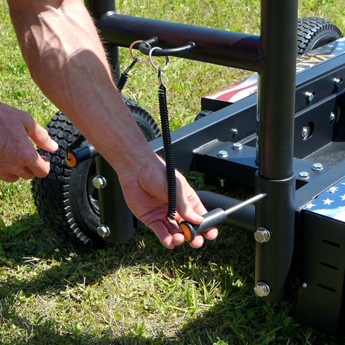 Valor Fitness ES-W2 All-Terrain Wheeled Push/Pull Sled