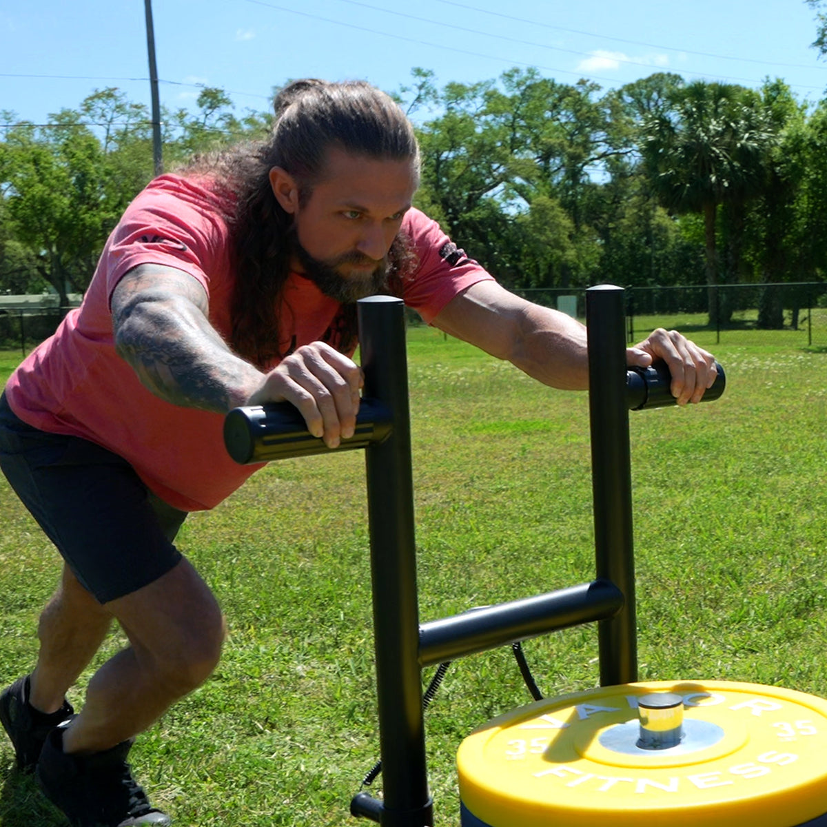 Valor Fitness ES-W2 All-Terrain Wheeled Push/Pull Sled