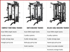 Valor Fitness BD-81 Selectorized All-In-One Power Rack & Functional Trainer