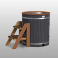 ALEKO Outdoor Wooden Ice Bath & Cold Plunge Tub
