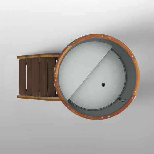 ALEKO Outdoor Wooden Ice Bath & Cold Plunge Tub