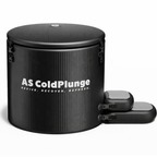 AS ColdPlunge XL Inflatable Ice Bath Tub for Cold Plunge, 120 Gallon Portable Plunge with Insulated Lid and Step Stool