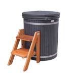 Aleko 1-Person Cold Plunge Tub, 118 Gallon Hard-Sided Outdoor Ice Bath