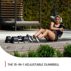 Nuobell Adjustable Dumbbell Set 5-80 lb Pair for Home Gym Strength Training with Twist Handle Adjustment