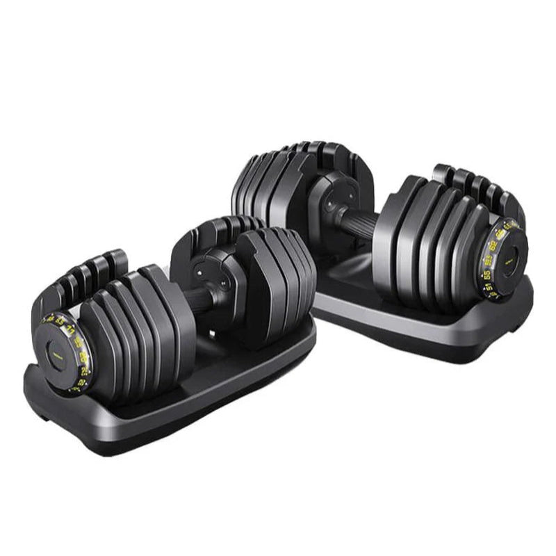 RitKeep Adjustable Dumbbell Pair for Home Gym Strength Training, 15 Weight Levels, 65 lb or 95 lb Options