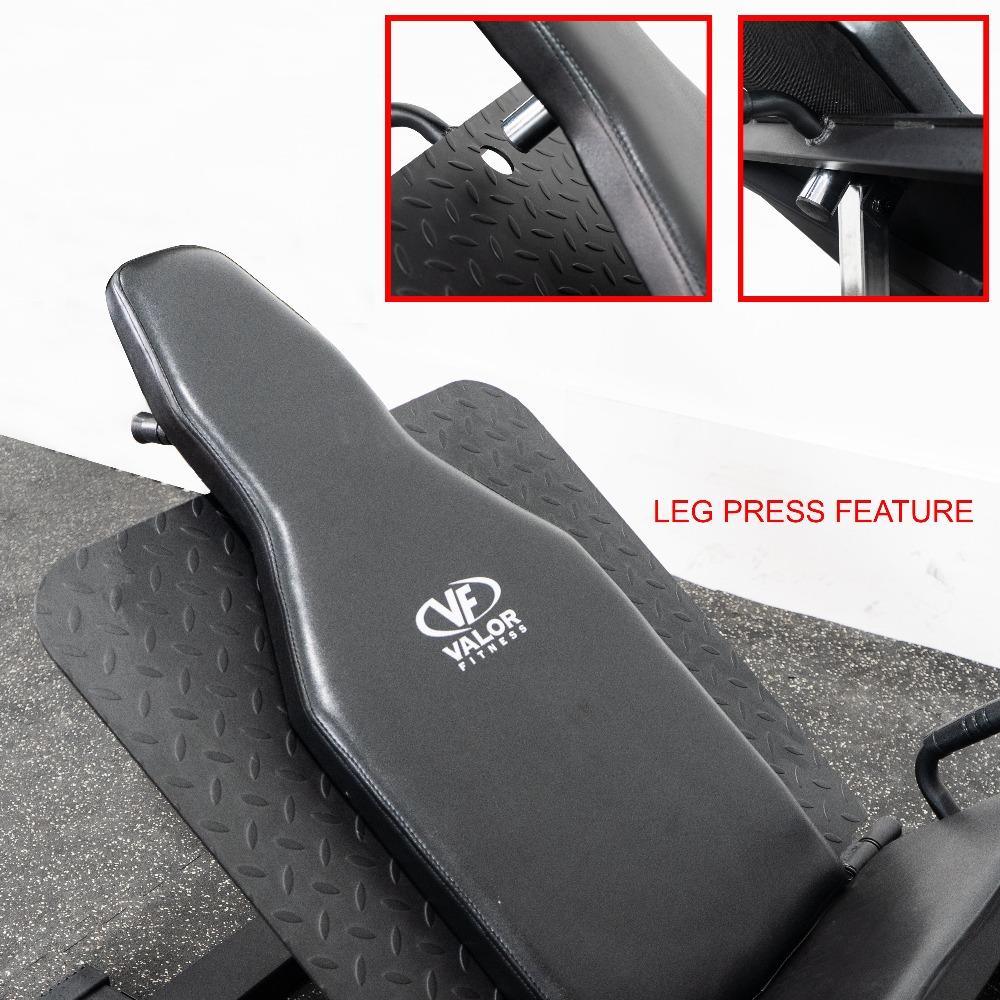 Valor Fitness CC-70 Hack Squat & Leg Press Machine