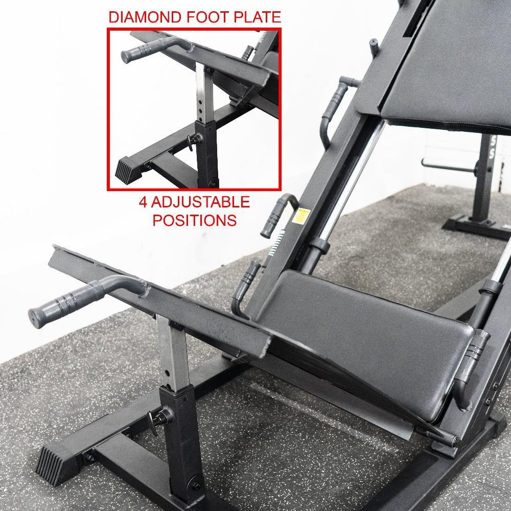 Valor Fitness CC-70 Hack Squat & Leg Press Machine