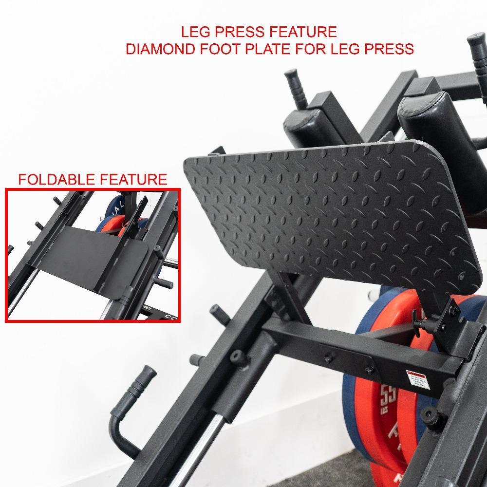 Valor Fitness CC-70 Hack Squat & Leg Press Machine