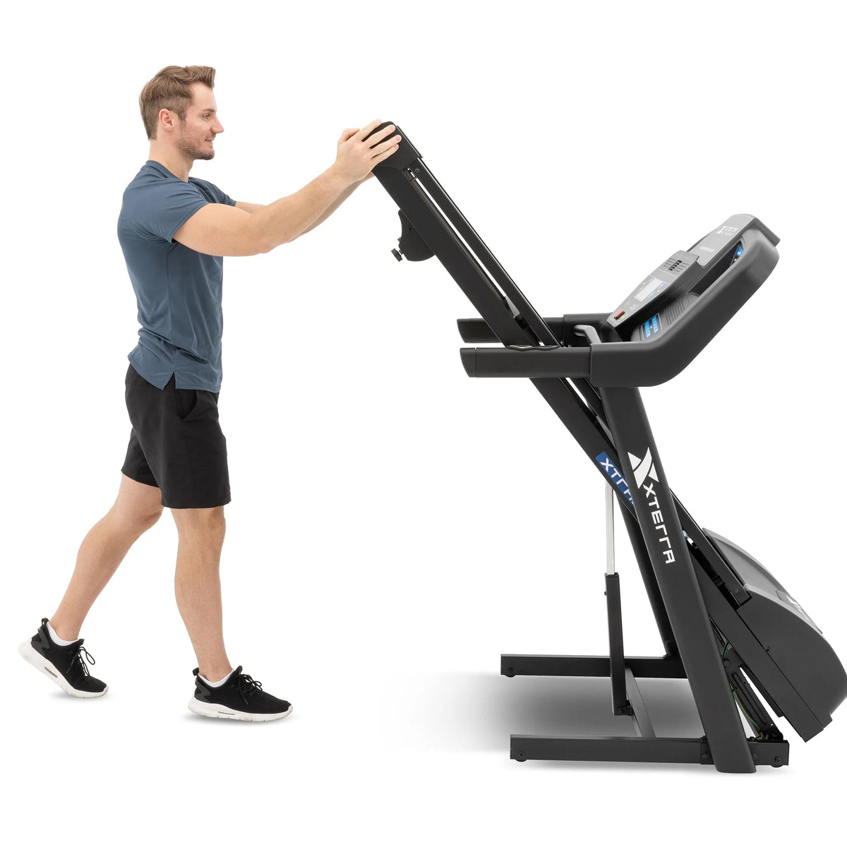XTERRA Electric Folding Treadmill with Bluetooth, 12 Incline Levels, 20 x 60 Running Surface, 350 lb Capacity