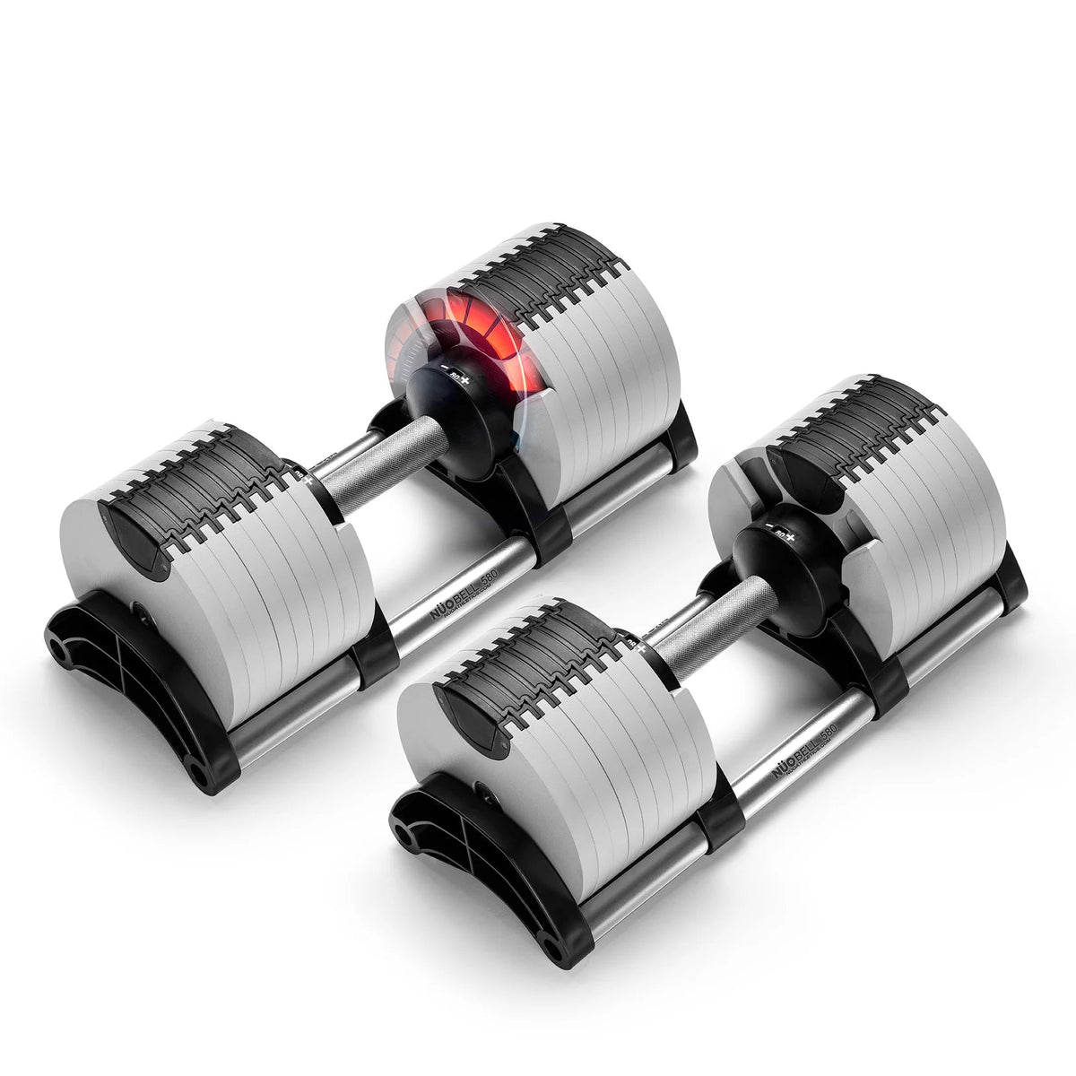 Nuobell Adjustable Dumbbell Set 5-80 lb Pair for Home Gym Strength Training with Twist Handle Adjustment