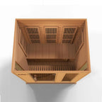 Maxxus 3-Person FAR Infrared Sauna with Carbon Heaters, Canadian Hemlock Wood, Indoor Use