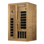 Dynamic Saunas Santiago 2-Person FAR Infrared Sauna with Canadian Hemlock Wood for Indoor Use