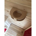 Sunray Saunas Burlington 2-Person Outdoor Infrared Sauna with Bluetooth Speakers and Canadian Hemlock Construction