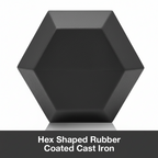 Lyan Hans 550 lb Hex Dumbbell Set with 10 Pairs (5-50 lb) for Home Gym Strength Training