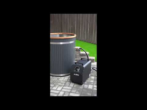 ALEKO Lumina Vertical Cold Plunge & 1 HP Chiller/Heater Kit